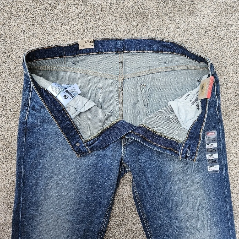 Levi's Mens 559 Relaxed Straight Fit Denim Jeans Casual Levis Ease SZ 38x30 NWT